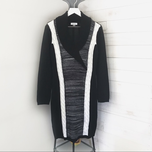 Calvin Klein Women’s Knit Sweater Dress Medium - Picture 10 of 10